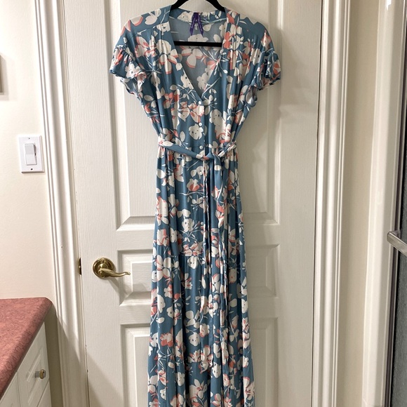 Seraphine Dresses & Skirts - Seraphine Maternity/Nursing Maxi Dress